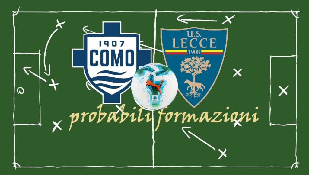 Il Lecce in casa del Como: sul Lago i giallorossi cercano punti salvezza