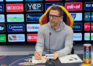 Lecce, non si cambia. Di Francesco: "La mia squadra deve sapersi muovere inn tutte le direzioni"