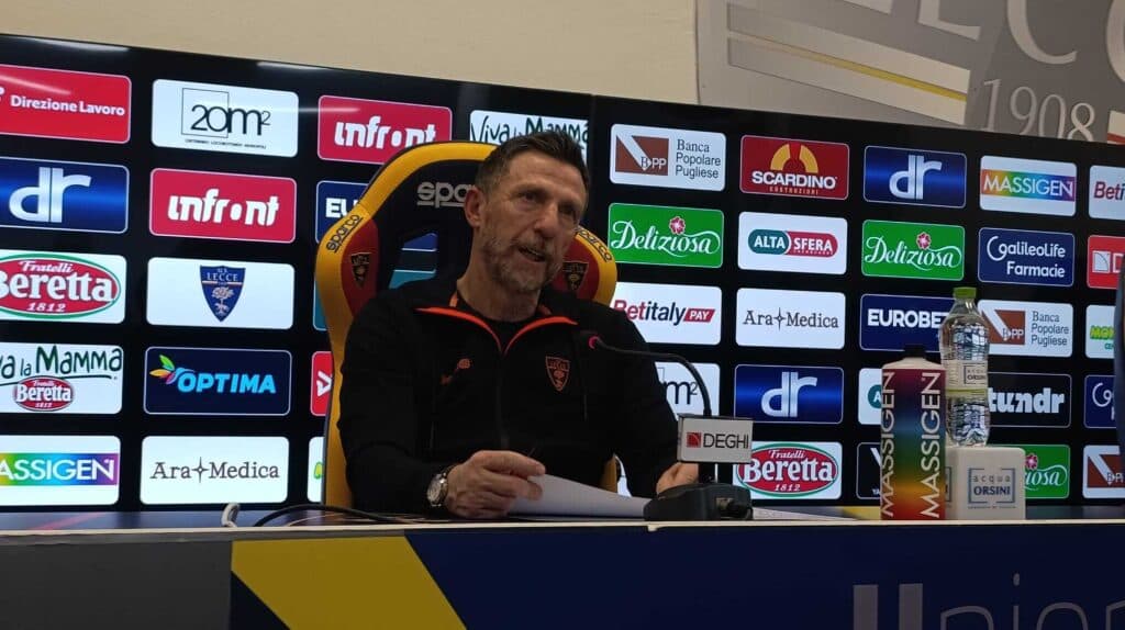 Di Francesco: "Abbiamo preparato piani diversi dal solito"