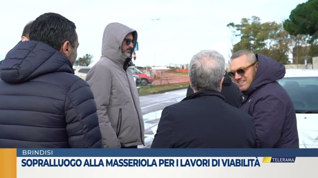 Sopralluogo alla Masseriola per i lavori di viabilità