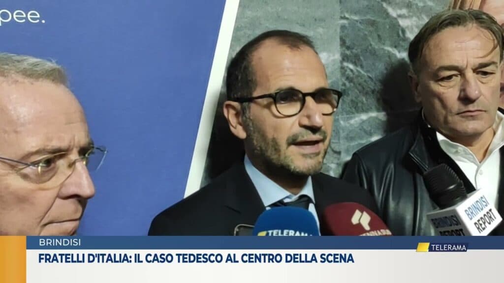 Fratelli d'Italia: a Brindisi il caso Tedesco al centro della scena