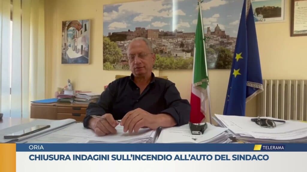Chiusura indagini sull’incendio all’auto del sindaco di Oria