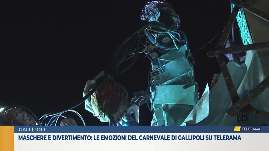 Maschere e divertimento: le emozioni del carnevale di Gallipoli su Telerama