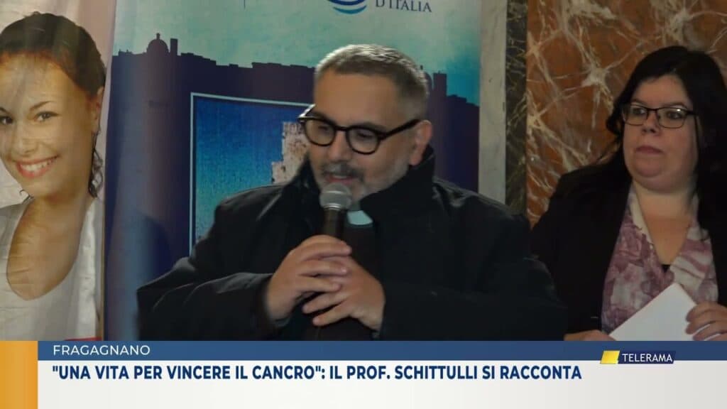 Fragagnano, "Una vita per vincere il cancro": il prof. Schittulli si racconta