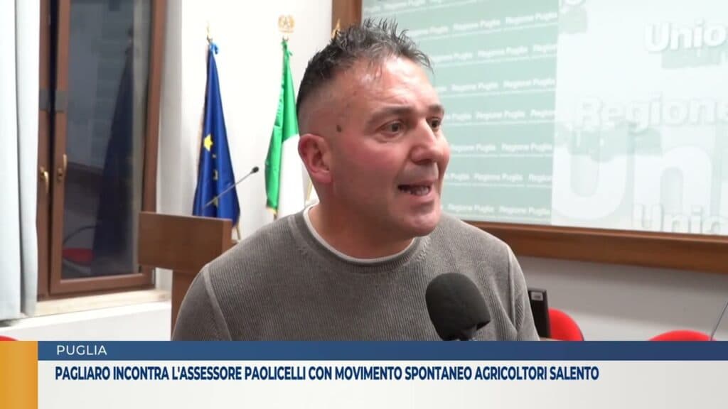 Pagliaro e gli agricoltori incontrano Paolicelli