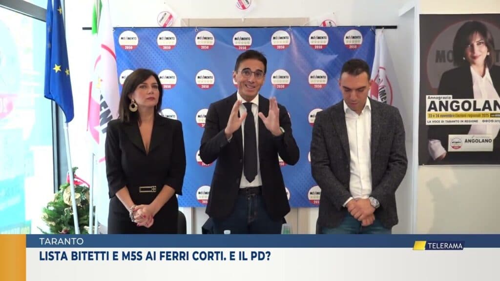 Comune di Taranto: lista per Bitetti e M5S ai ferri corti