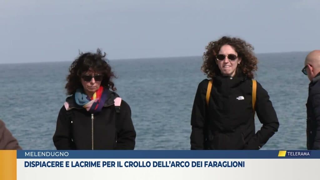 Melendugno, dispiacere e lacrime per il crollo dell’Arco dei Faraglioni