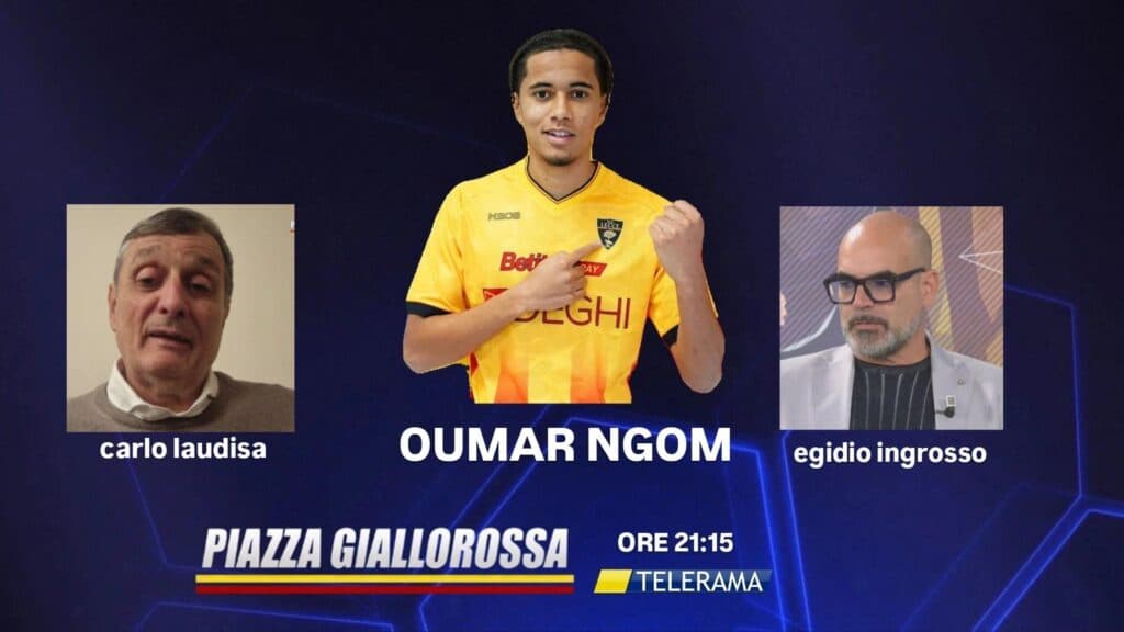 Oumar Ngom questa sera ospite a Piazza Giallorossa