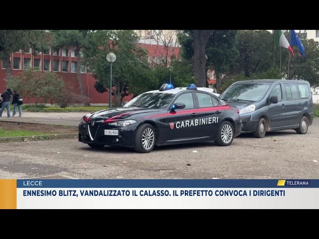 Ennesimo blitz, vandalizzato il Calasso. Il prefetto convoca i dirigenti