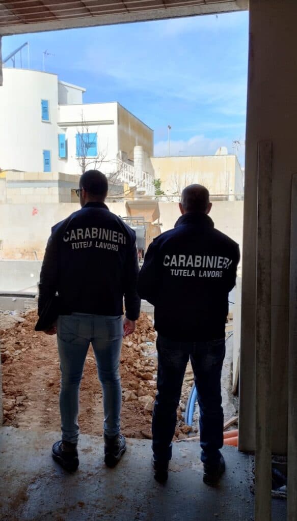 Luoghi di lavoro non sicuri: 33 imprenditori denunciati, quattro attività sospese nel Leccese