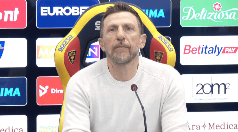 Lecce, Di Francesco: "Partita molto sentita, conterà solo il risultato finale"