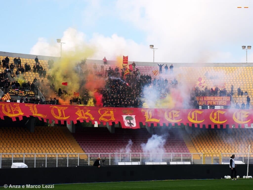 Lecce, il Via del Mare abbraccia Fiorita: pronta la coreografia della Tribuna Est