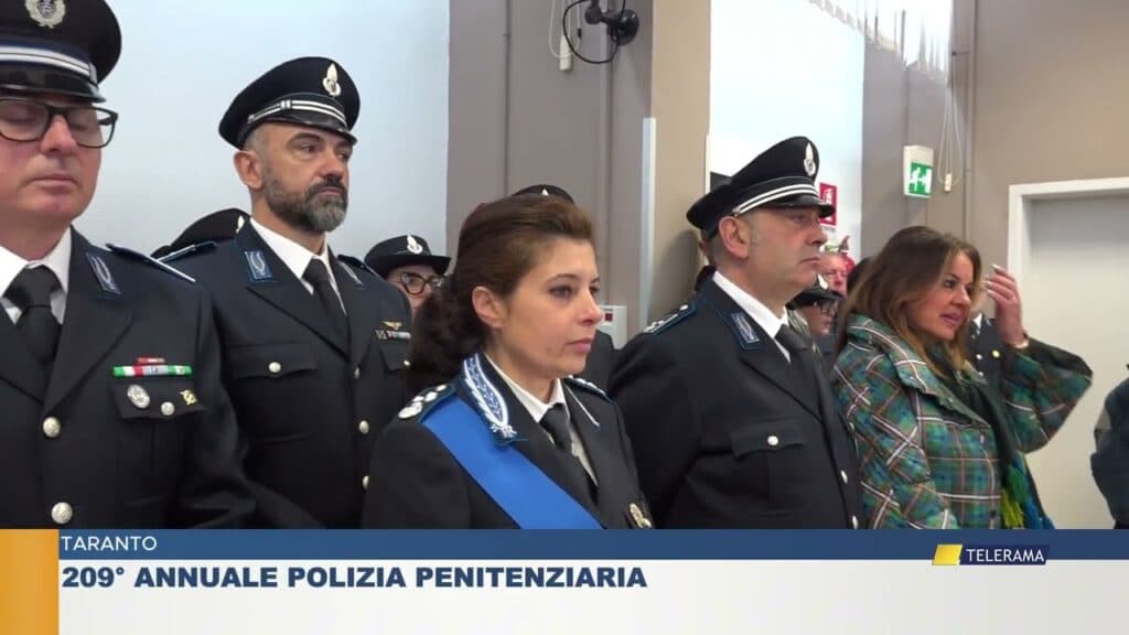 Taranto, l'annuale della Polizia Penitenziaria. Permane l'emergenza