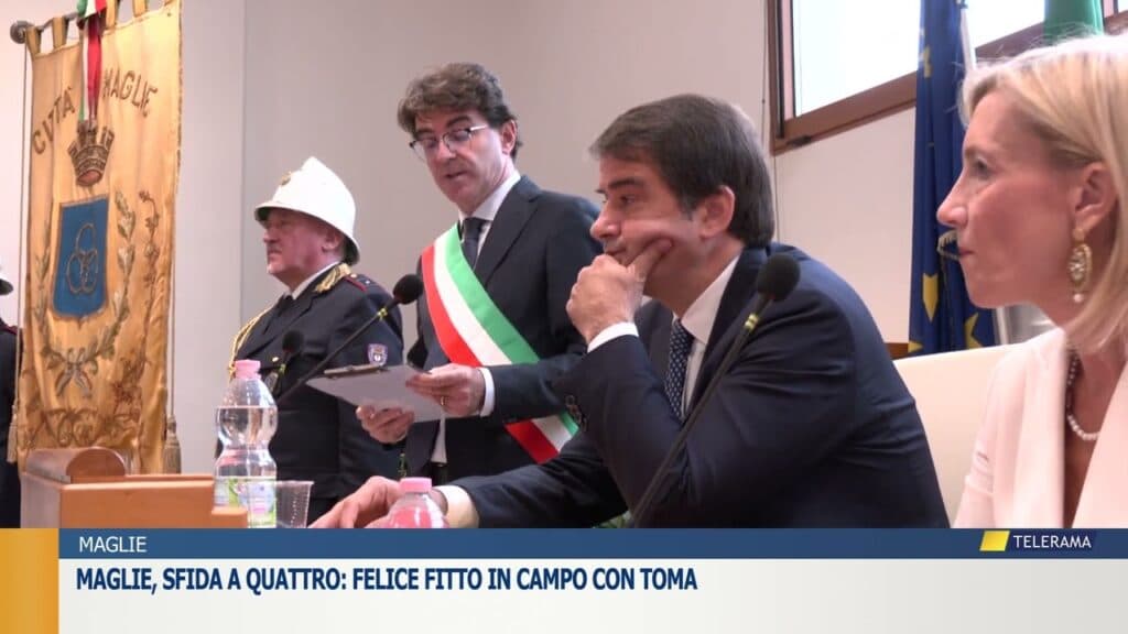 Maglie, sfida a quattro: Felice Fitto in campo con Toma