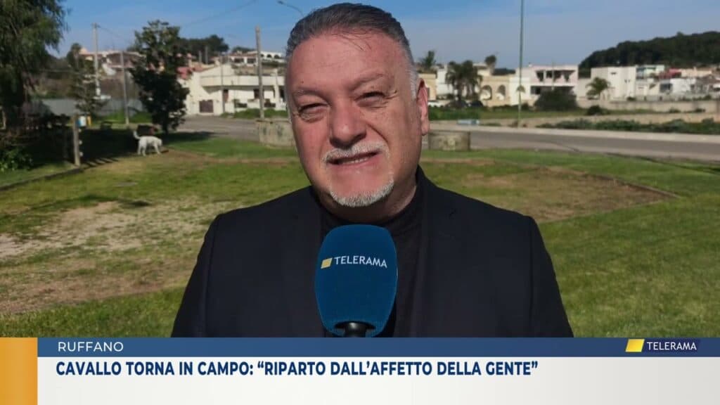 Ruffano, Cavallo torna in campo: “Riparto dall’affetto della gente”