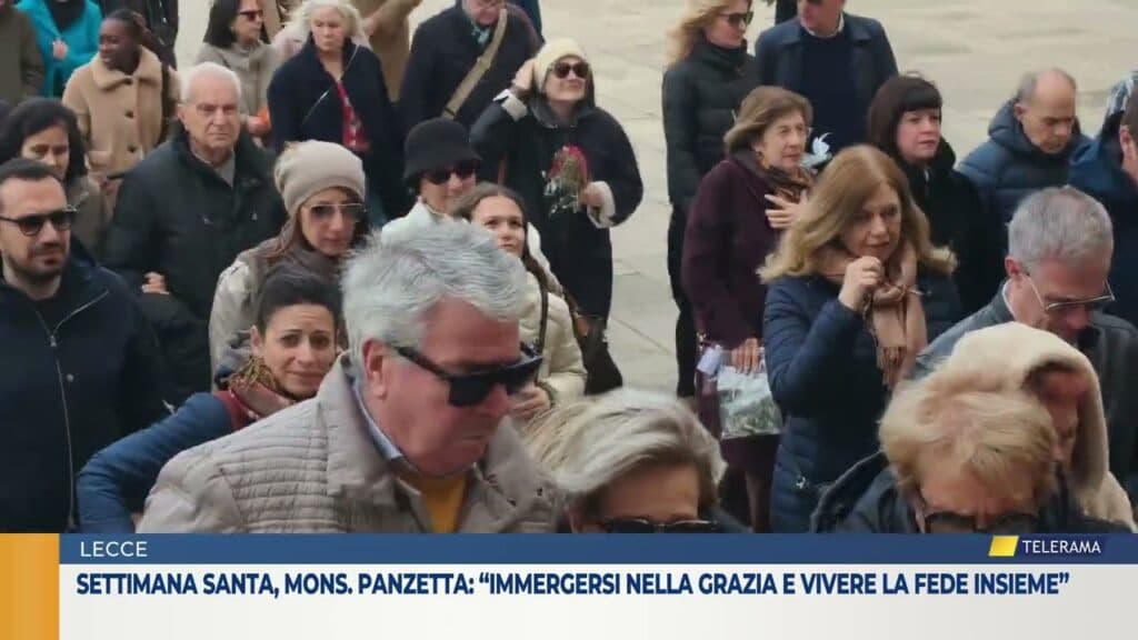 Settimana Santa, mons. Panzetta: “immergersi nella grazia e vivere la fede insieme”