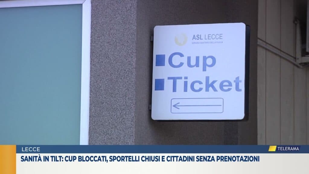 Lecce, sanità in tilt: CUP bloccati, sportelli chiusi e cittadini senza prenotazioni
