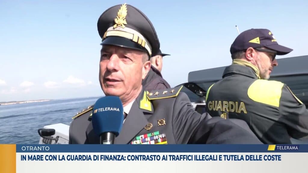 Otranto, in mare con la guardia di finanza: contrasto ai traffici illegali e tutela delle coste