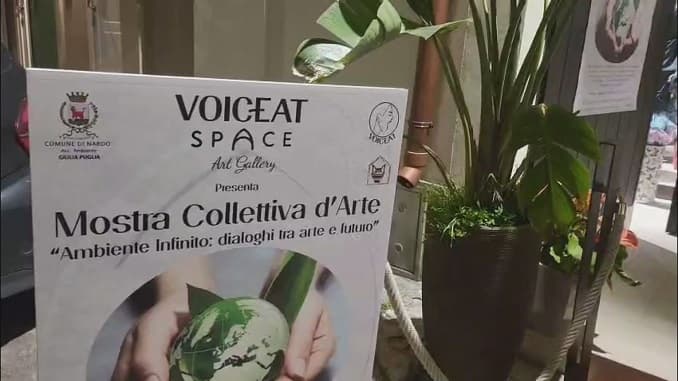 Voiceat space, inaugurata la mostra “Ambiente infinito: dialogo tra arte e futuro”
