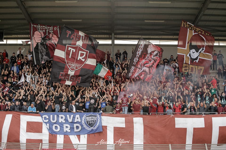 La protesta e l'appello degli Ultras Nardò