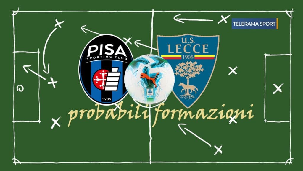 Questa sera il Lecce a Pisa. Le probabili formazioni e i dubbi dei due allenatori