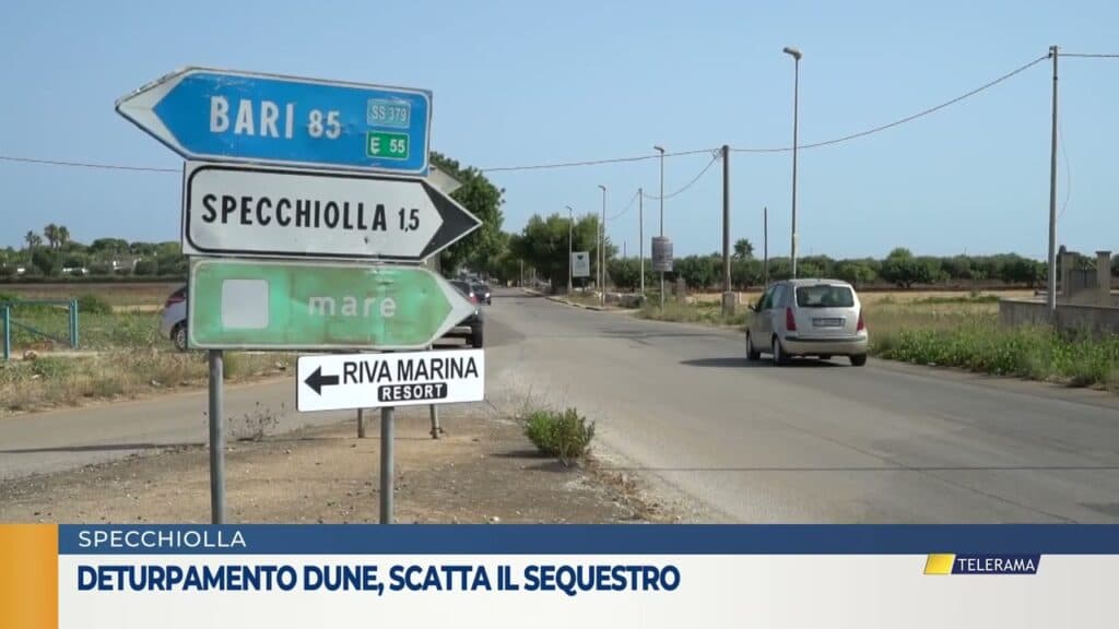 Deturpamento dune, scatta il sequestro a Specchiolla
