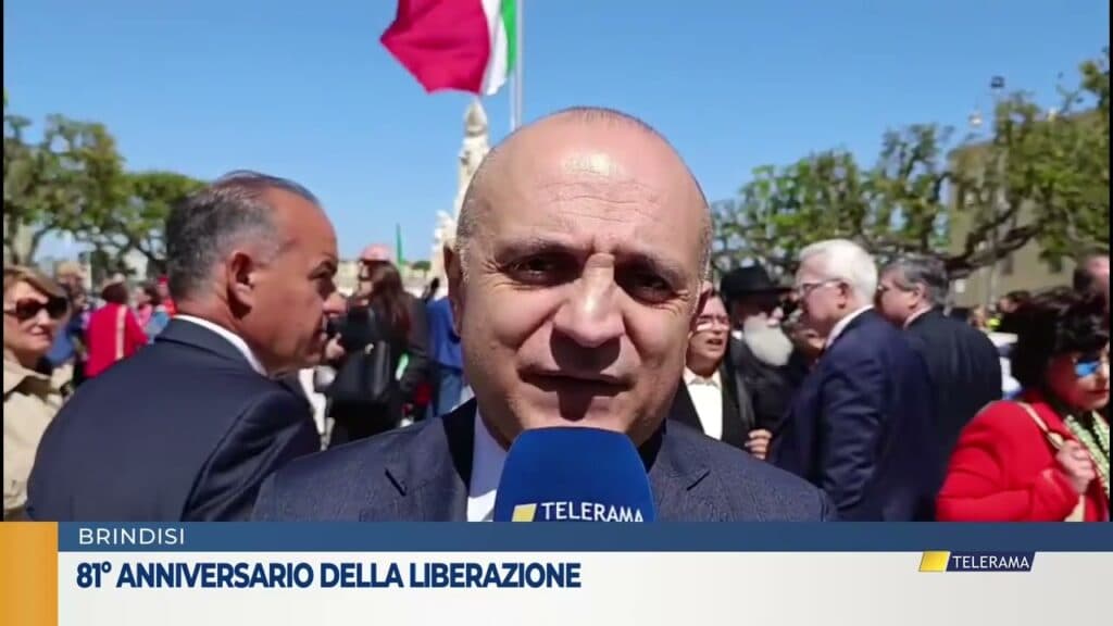 Anche a Brindisi i festeggiamenti per l'81° anniversario della Liberazione