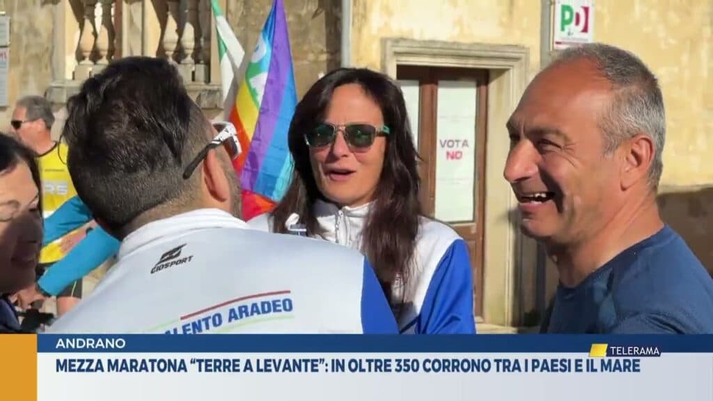 Mezza Maratona “Terre a Levante”: in quasi 400 corrono tra i paesi e il mare