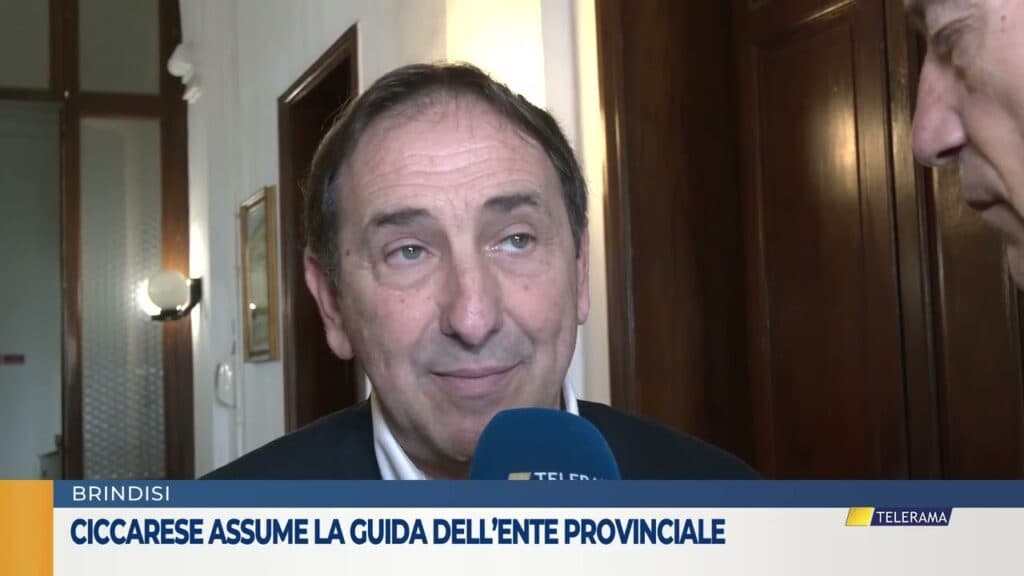Elio Ciccarese assume la guida dell’Ente provinciale