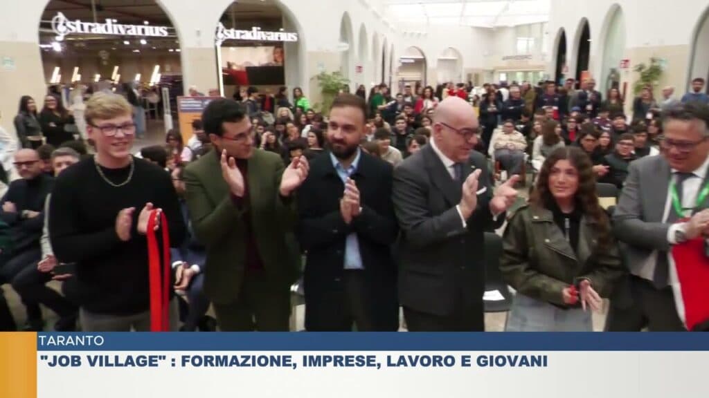 Taranto, "Job Village" per i giovani: l'incontro tra formazione, impresa e lavoro