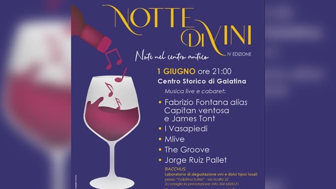 "Notte di vini" tra degustazioni e convivialità