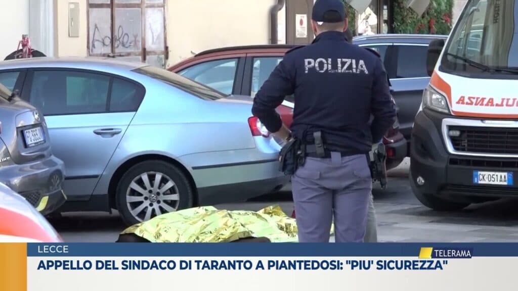 Sicurezza a Taranto: appello di Bitetti a Piantedosi