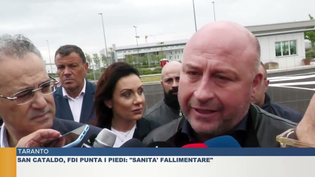 Taranto, ospedale San Cataldo: la protesta di FdI