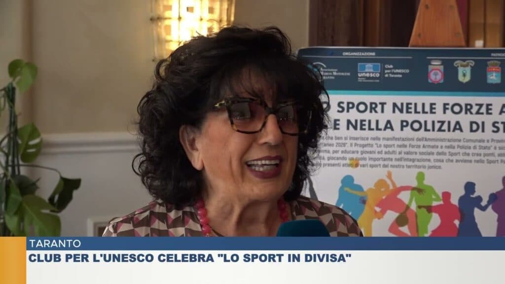 Taranto, Club per l'Unesco celebra "lo sport in divisa"