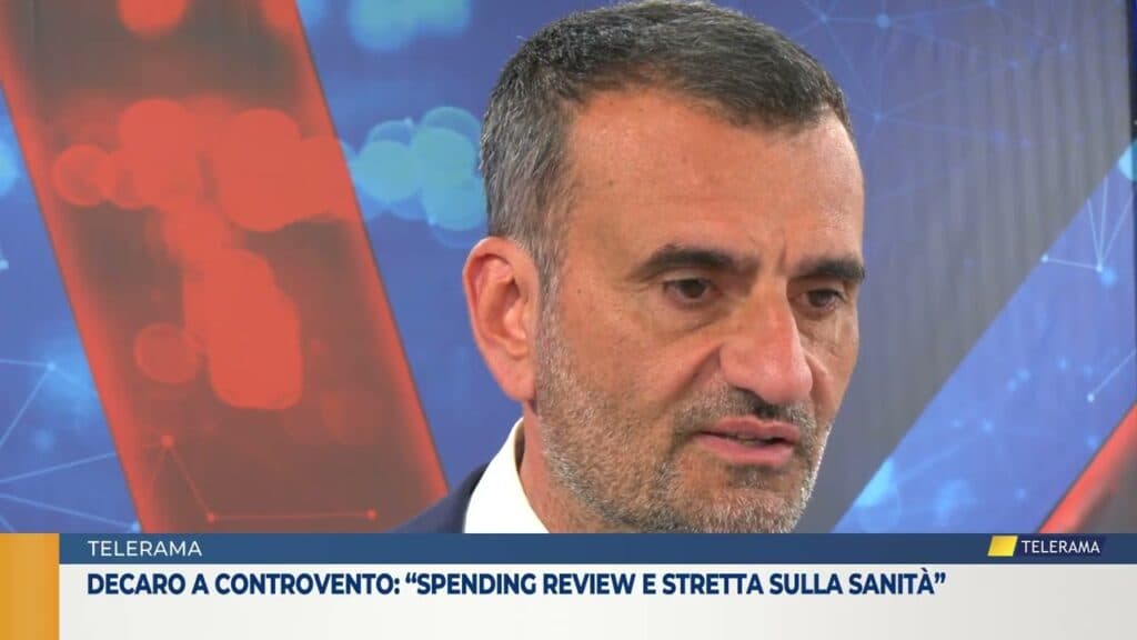 Decaro a Controvento: “Spending review e stretta sulla sanità”