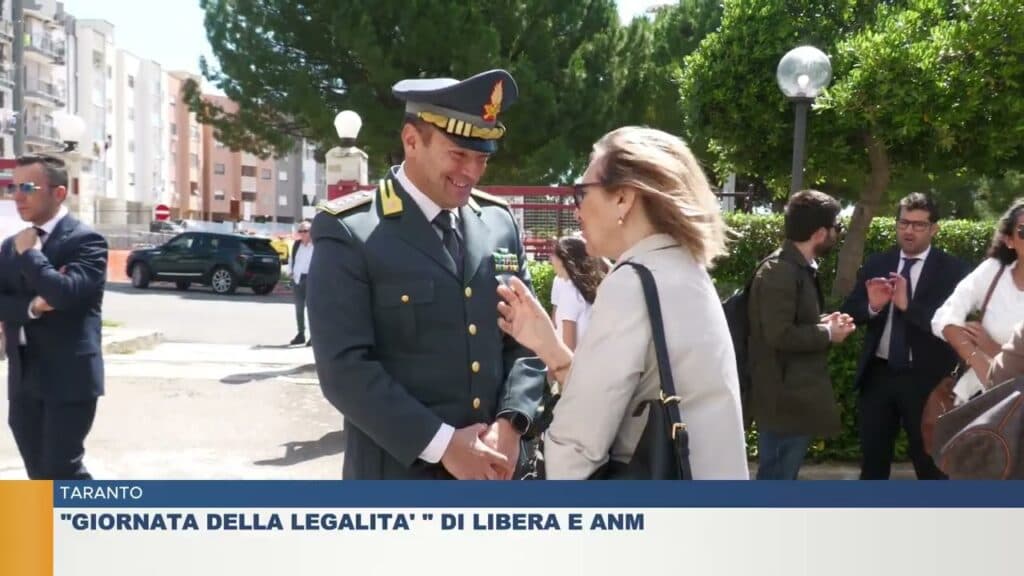 Taranto, "Giornata della legalità" di Libera e ANM
