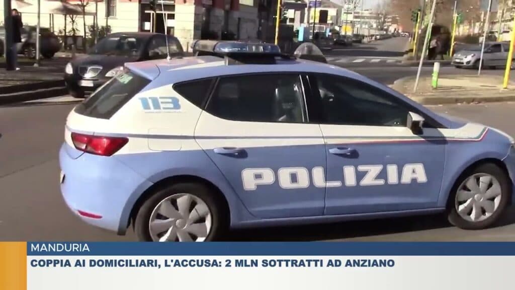 Manduria, anziano circuito da una coppia: gli avrebbero sottratto 2 milioni