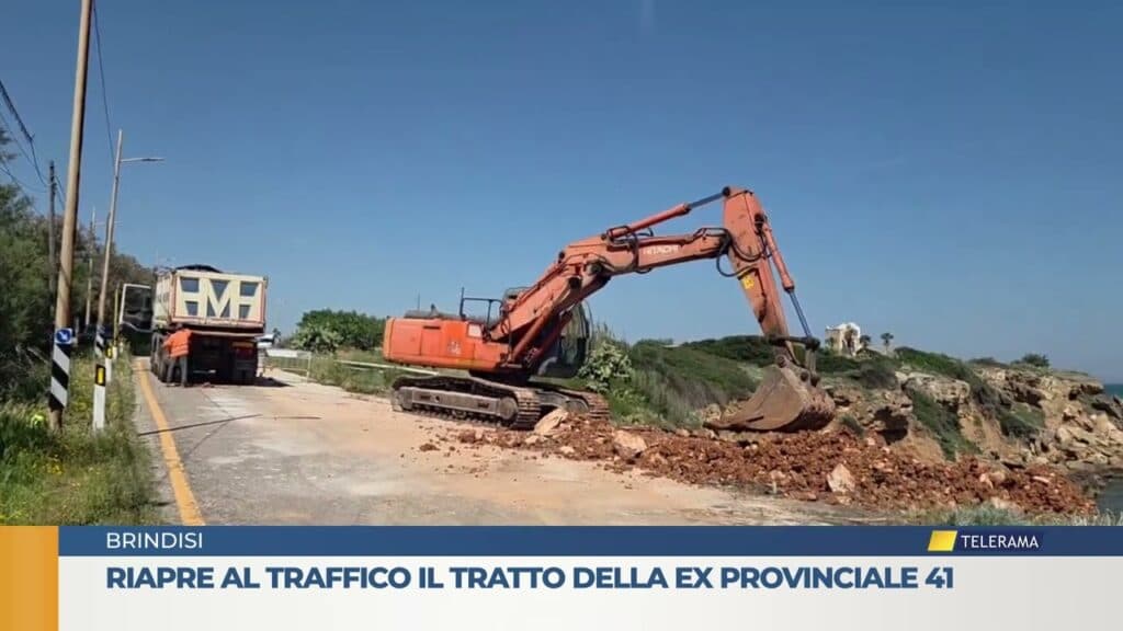 Riapre al traffico il tratto della ex Provinciale 41
