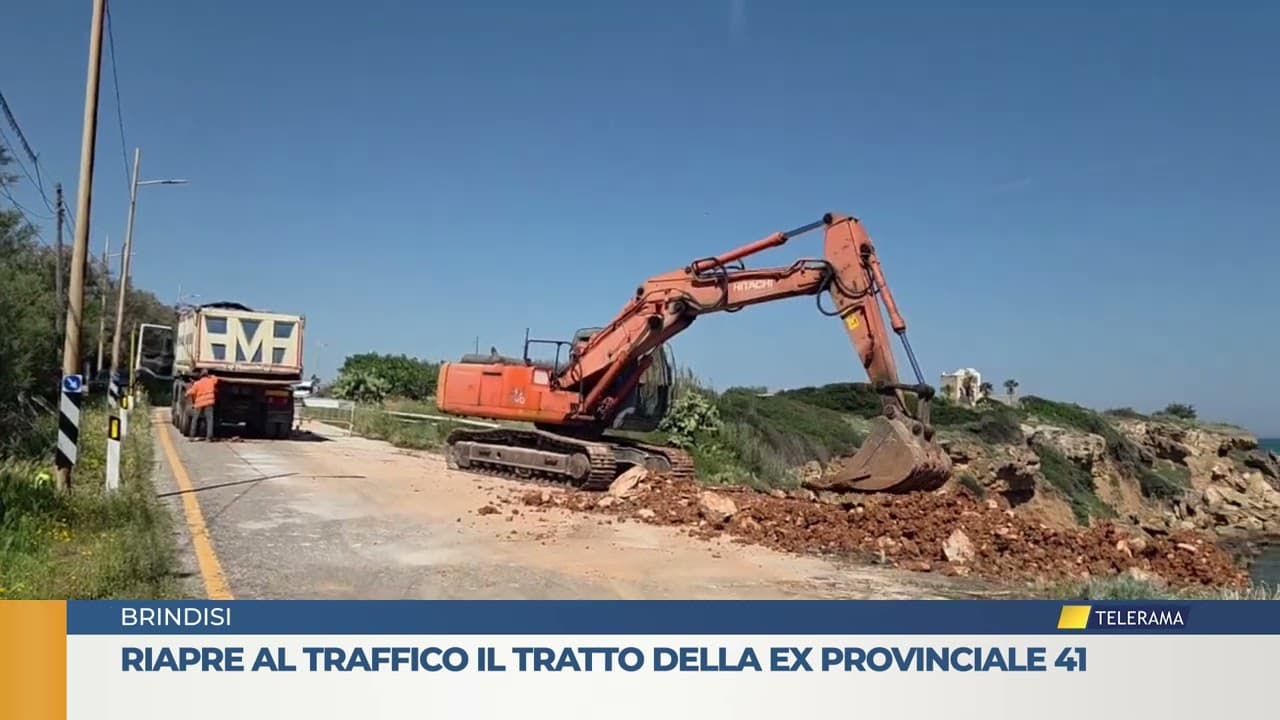Riapre al traffico il tratto della ex Provinciale 41