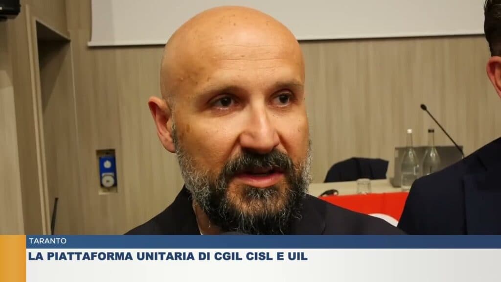 "Taranto è l'Italia - Vertenza Taranto": la piattaforma Cgil, Cisl e Uil