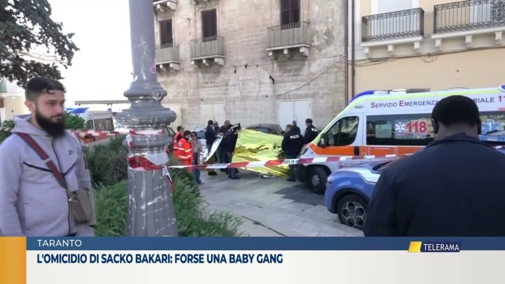 Taranto, omicidio in città vecchia: c'è l'ombra di una baby gang