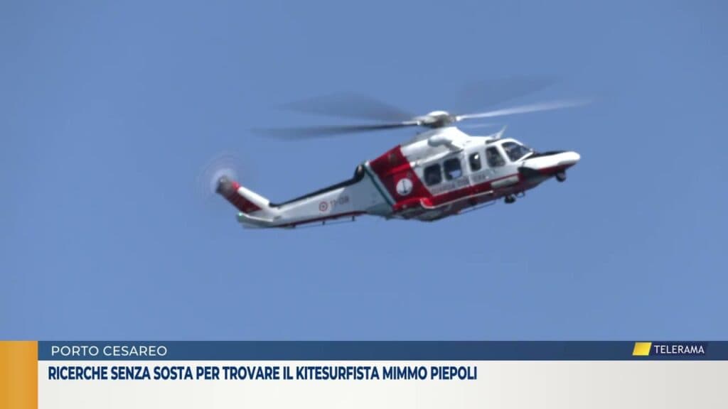 Kitesurf, 39enne disperso a Porto Cesareo. Ricerche senza sosta