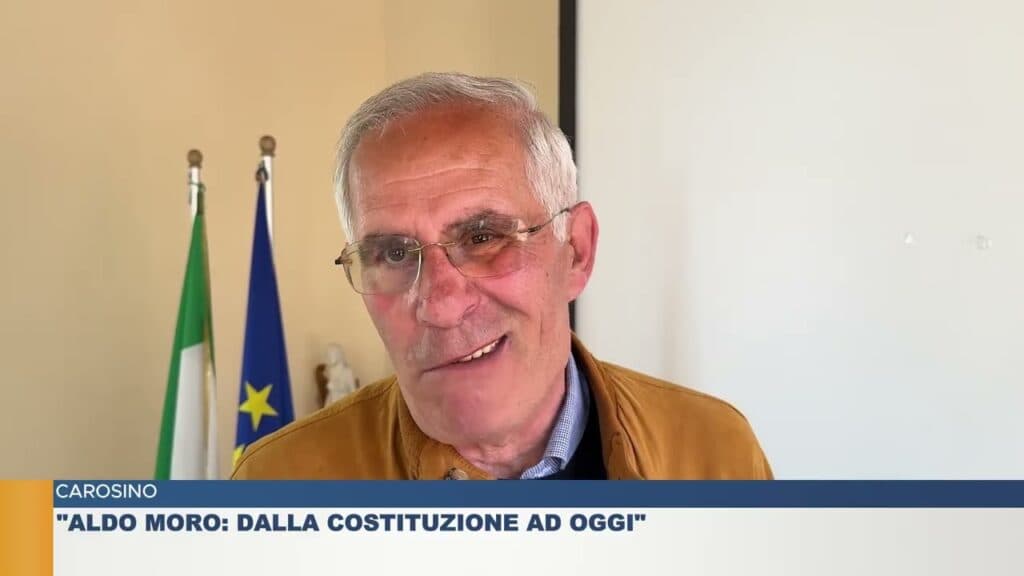 Carosino, Aldo Moro: dalla Costituzione ad oggi
