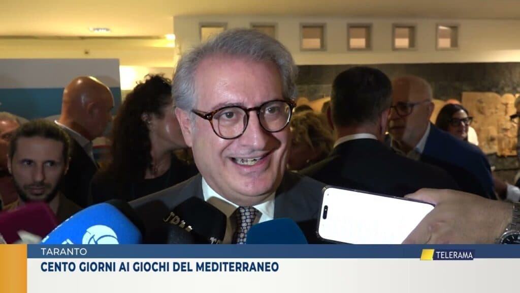 -100 dai Giochi del Mediterraneo: Abodi e Decaro a Taranto