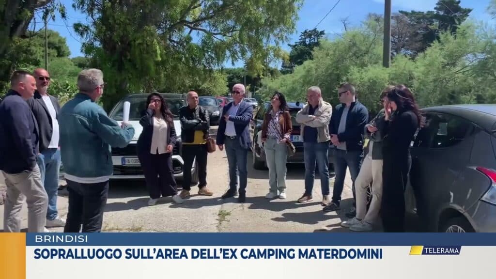 Sopralluogo sull’area dell’ex Camping Materdomini