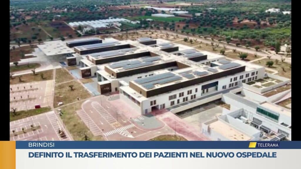 Definito il  trasferimento dei pazienti nel nuovo ospedale di Monopoli-Fasano