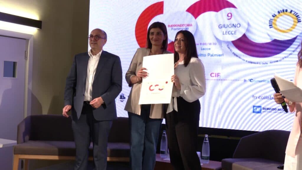 Giro d'Italia delle donne che fanno impresa, premiata la società "Sorgente"