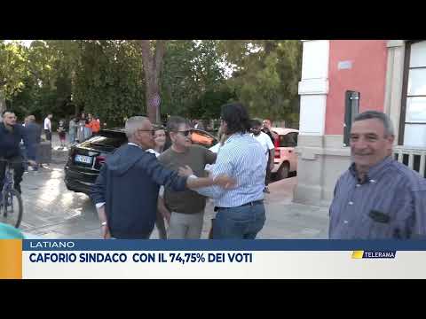 Caforio sindaco con il 74,75% dei voti