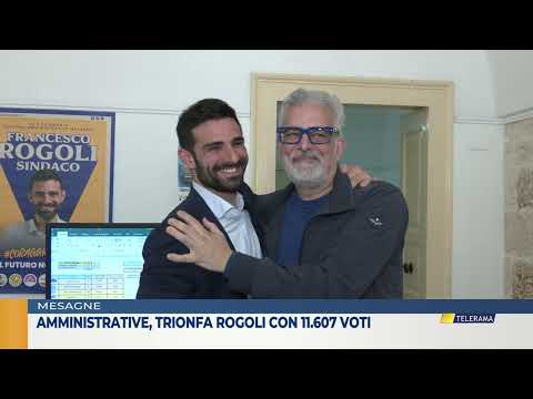 Amministrative, trionfa Rogoli con 11.607 voti