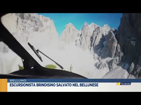 Escursionista brindisino salvato nel bellunese